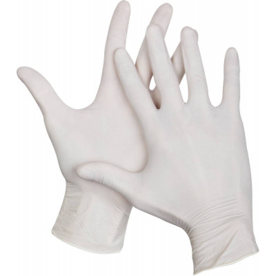 Латексные перчатки экстратонкие STAYER S, 50пар 11205-S