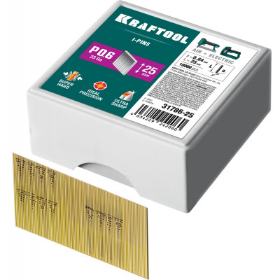 Шпильки KRAFTOOL P0.6/25мм/10000шт 31786-25