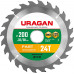 Пильный диск по дереву URAGAN Fast 200х32/30мм;24Т 36800-200-32-24_z01