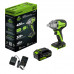 Гайковерт аккумуляторный Greenworks GD24IW400 (24В, 5Ач) 3802907CUG