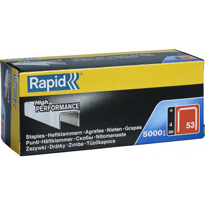 Скобы RAPID тип 53/4мм/5000шт 23808700