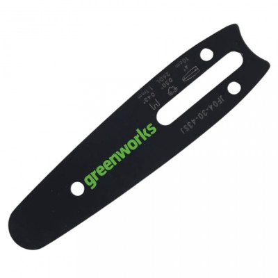 Шина для цепных пил Greenworks (шаг 1/4, паз 1.1мм, 10см) 2953307