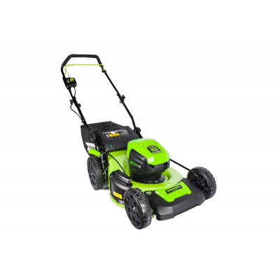 Газонокосилка аккумуляторная самоходная Greenworks GD60LM46SPK4 (60В, 4Ач) 2502907UB