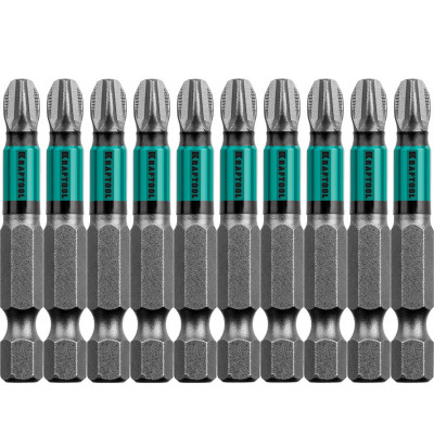 Биты KRAFTOOL PH3, 50мм, 10шт 26122-3-50-10