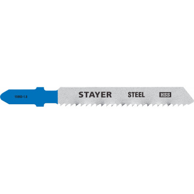 Пилка по металлу STAYER T118B (шаг 1.8мм, 50мм, 2шт) 15993-1.8_z02