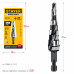 Сверло ступенчатое STAYER Pro-Max 4-12мм, 9 ступеней 29661-4-12-9