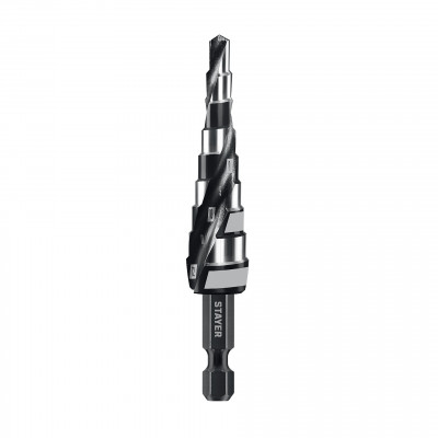 Сверло ступенчатое STAYER Pro-Max 4-12мм, 9 ступеней 29661-4-12-9
