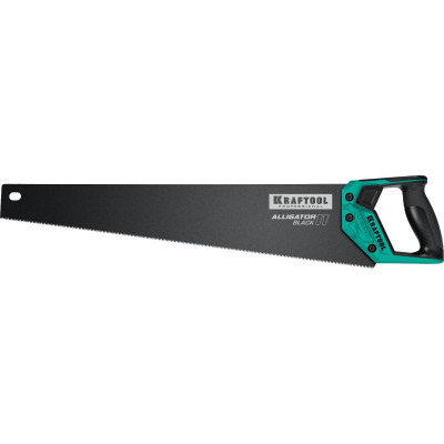 Ножовка KRAFTOOL Alligator Black 11TPI, 550мм 15205-55