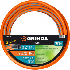 Поливочный шланг трехслойный GRINDA (3/4"; 15м) 429008-3/4-15