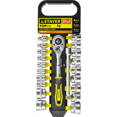 Набор торцовых головок STAYER 21пред 27752-H21